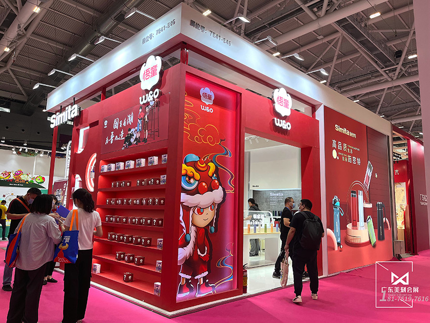 深圳禮品展展臺(tái)搭建案例